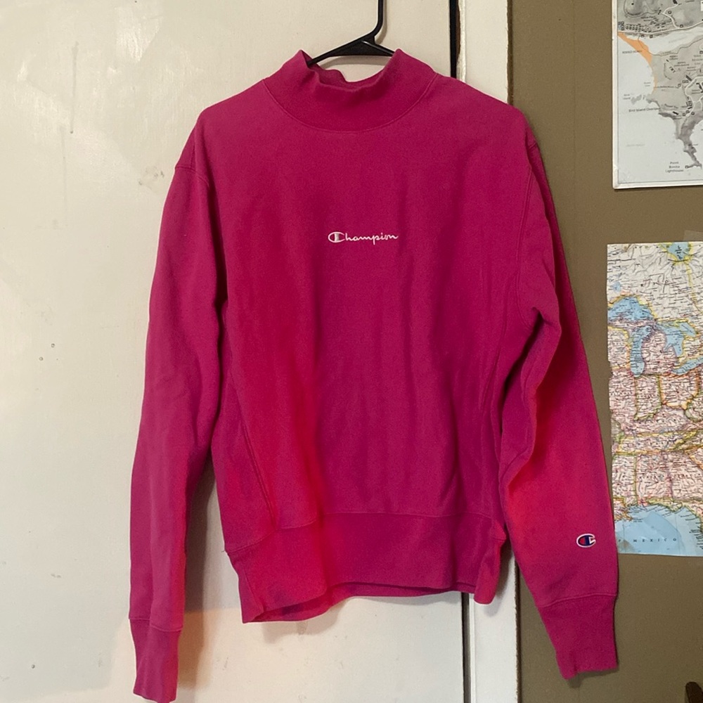 Pink champion sweater